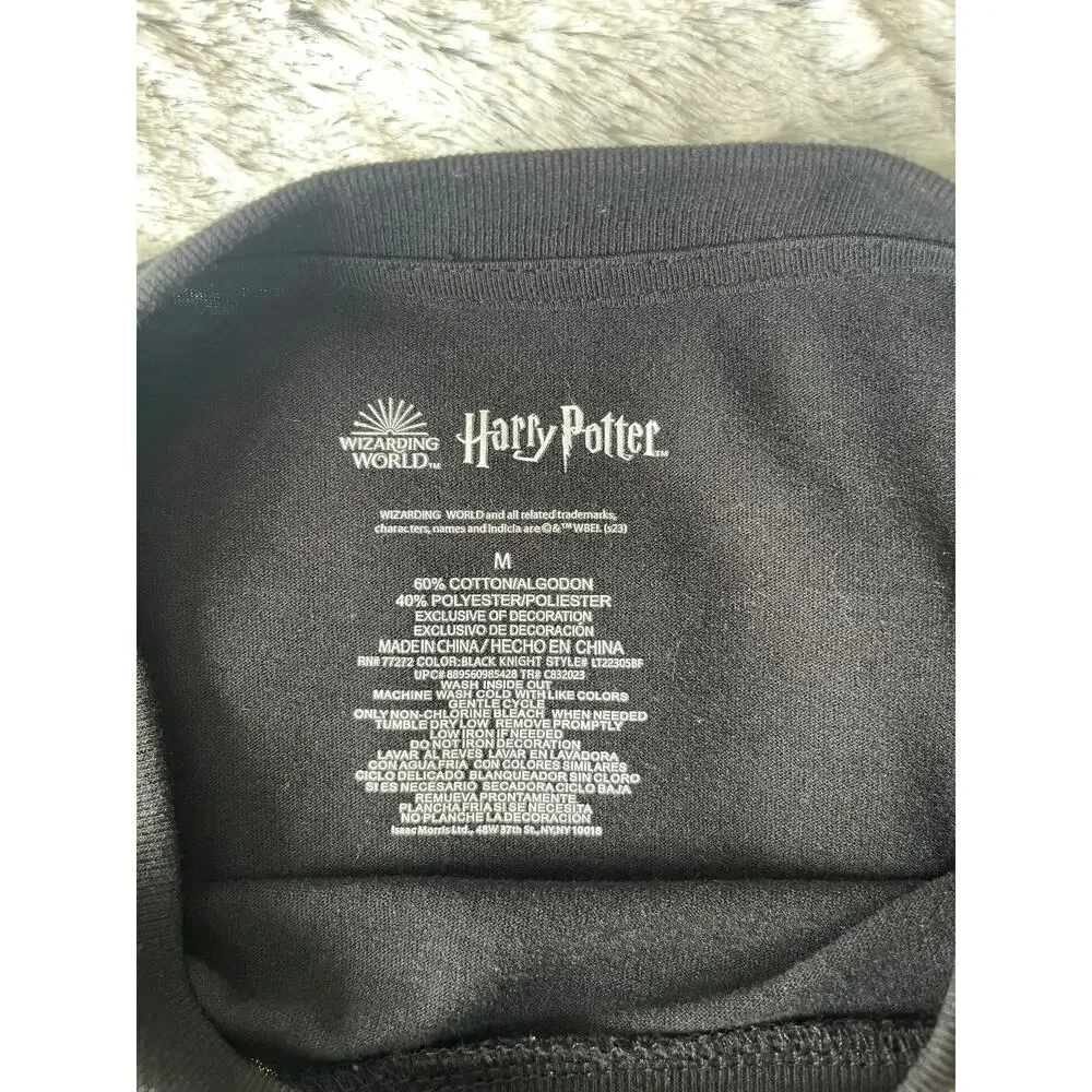 Harry Potter Hogwarts Herbology Graphic T-Shirt Black Mandrake Size M Whimsigoth